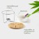 Fondu Ceramic Bellatenero Fondu, 5 items: a bowl 350 ml, 4 skewers, white color