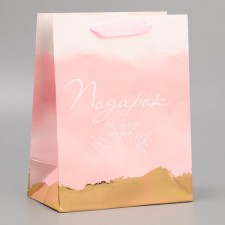 Package Gift Laminated Vertical, packaging, “Sincere feelings”, MS 18 x 23 x 10 cm
