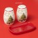 Set for spices New Year's share “Magic tree”, 3 objects: Solonka 130 ml, psyche 130 ml, stand, 16.8 × 12 × 9 cm