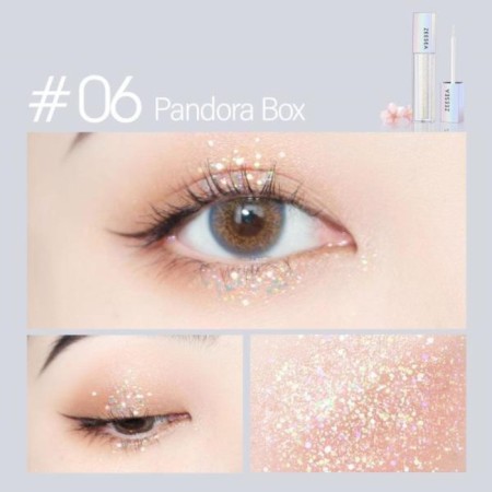 Eye Eye Creamy Zeze Glitter Liquid Eye Shadow, tone 06, 2.8 g-2