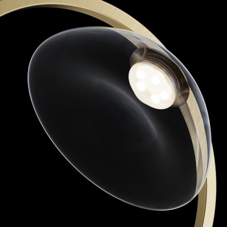 Bra Maytoni Mod327wl-L5BS3K1, LED, 5W, 32x21.8x35 cm, 450lm, brass color-3