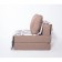 Armchair - Harvey Crowned Carrow Buke with a malage cape, size 75 x 100 x 90 cm, brown color