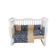 Set in the crib "bunnies", 15 items, blue color