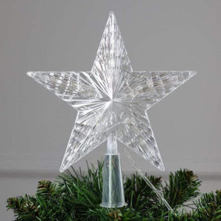 LED top for the tree "Star White" 16 cm, 10 LED, wire 2 meters, 220 V, glow of multi-1