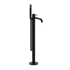 Смеситель для ванны Vincea Desire VTF-1DMB, напольный, лейка, излив 225 мм, черный