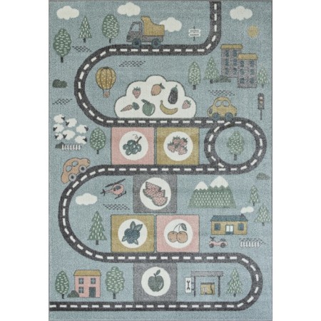 Rectangular carpet Merinos Sofit, size 80x150 cm, Multicolor color