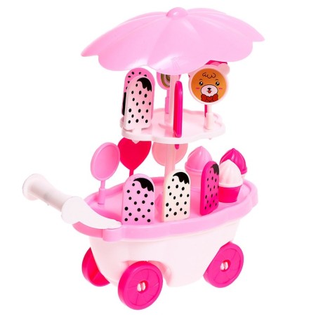 Musical toy "Miracle Ice Cream: Unicorn" walks, sound, light, with accessories-5