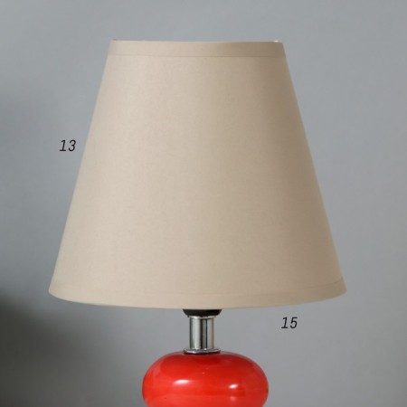 Board lamp 16878/1GR+RD E14 40W gray-red 16x16x25 cm Risalux-3