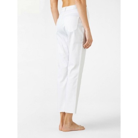 Jeans shortened female Conte Elegant Straight Leg, size XL, color White-5