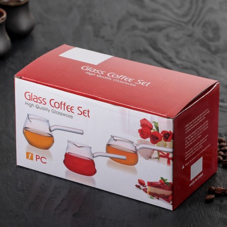 Glass Turkish "Arabica", 300 ml, 18 × 8.5 × 10 cm, wooden handle-3