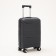 Small suitcase 20 ", lightning department, code castle, 4 wheels, dark gray color