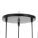 Bayerlux lamp "Eide dayshail" 3he27 40W Black 40x40x20-90cm