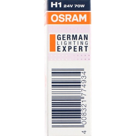 Car lamp OSRAM, H1, 24 V, 70 W, P14.5S-5