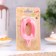 Candle in the Cake "Fine", number "0", pink metallic, 6.5 cm