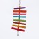 Toy for birds with beads and bell, 18 x 10 cm