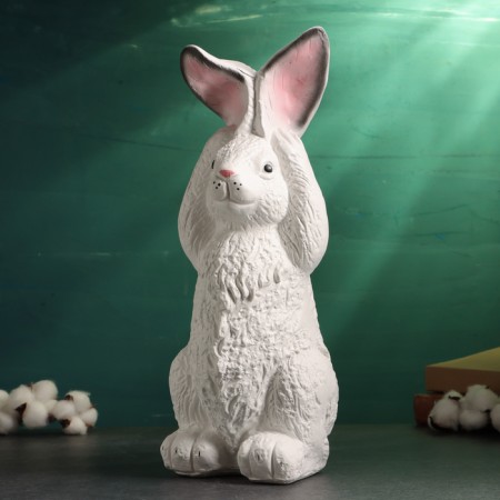 Piggy bank "Board Ushay" White, 17x18x42cm-1