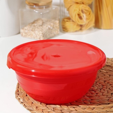 Bowl with a lid, 2.1 l, color mix