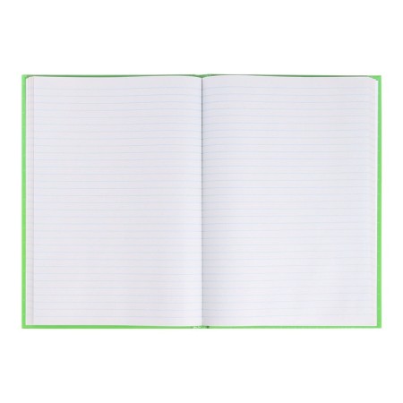 Book of accounting, 96 sheets, cardboard cover 7BC, newspaper block, line, green color-3