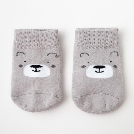 Socks children's terry crumb I am a “bear”, size 10-12 cm