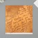 Scrapbooking paper "Old manuscript" density 180 grams set 5 pcs 30.5x32 cm
