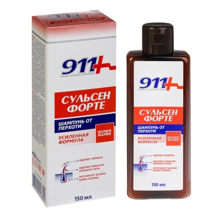 Shampoo from dandruff 911 Sulsen Forte, 150 ml