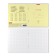 A notebook of 18 sheets in the Erichkrause “Classic”, the cover coated cardboard, an offset block, whiteness 100%, yellow