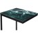 Coffee table Hercules metal, malachite/black 30x34x62 cm