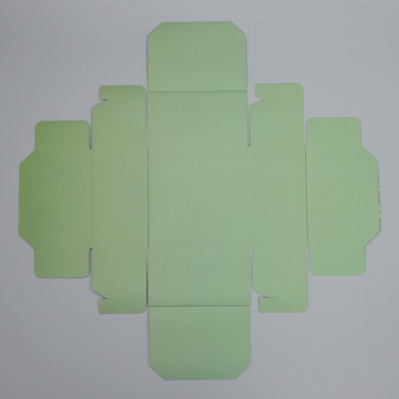 Gift folding box, packaging, “khaki”, 14 x 14 x 8 cm-7