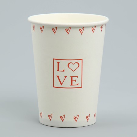 A glass for flowers "Love", 350 ml-1