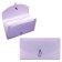 A65 elastic band, 12 departments, purple, pastel