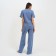 Female pajamas (T-shirt and trousers) KAFTAN "BASIC" size 40-42, Blue color