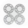 Wheel spacer, thickness 10 mm, D external 152 mm, internal 76 mm