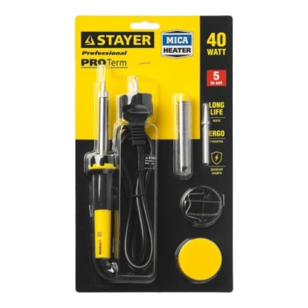 Soldress with a set for soldering Stayer Profi, 40 W, 220 B-5