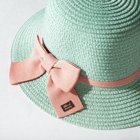 Hat for the girl Minaku, col. Mint, river 54-1