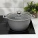 Pan, 3 l, d = 24 cm, h = 12.5 cm, glass cover, anti -stick coating, color light marble