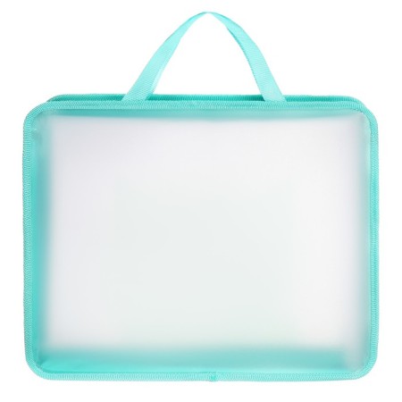 Folder with A4 handles, 330 x 260 x 75 mm, plastic, pens, Calligrata "Cat Black"-2