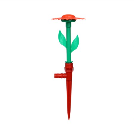 Distant sprayer, 29 cm, peak, fitting under the hose, plastic, mix color, “flower”, Greengo-9