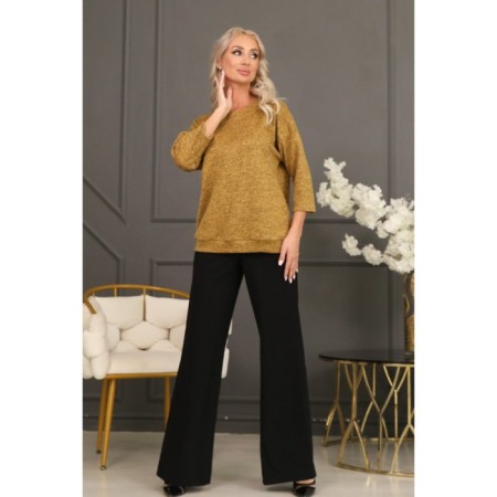 Female jumper, size 46, mustard color-15