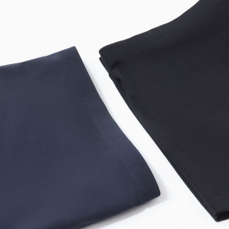 Set of men's panties boxers (2 pcs.), Dark blue /black color, size 52 (XL)-3