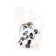 Keychain for keys with a panda flashlight, 3.8 x 10.1 cm