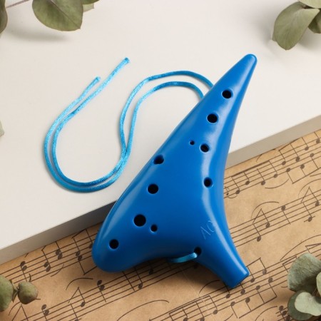 Owarin Music Life 12 holes, blue, 17.5 x 9.5 x 4.5 cm