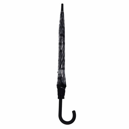 Umbrella - a semiautomatic “cage” cane, 8 spokes, r = 54 cm, black color-8