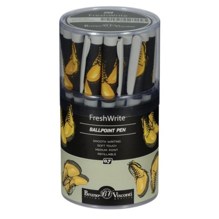 Ballic handle Freshwrite "Yellow Boots", 0.7 mm, blue ink-7