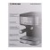 Brayer BR1114 coffee machine, Rozhkova, 1100 watts, 1.5 l, cappuccino, black-silver-silver
