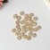 Decor for creativity plastic "Crystal flower" set 30 pcs 1x1x0.5 cm