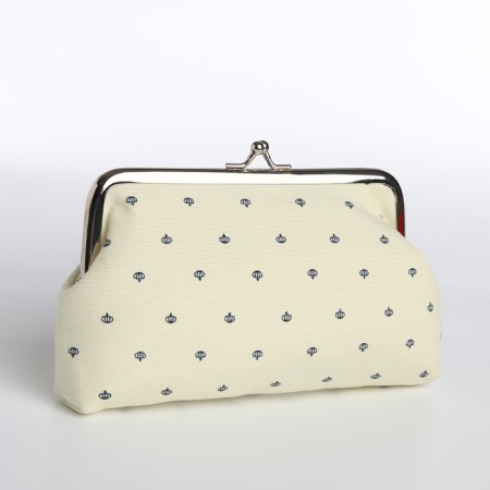 Cosmetic bag, beige color