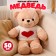 Soft toy "Bear", in a white sweater, 50 cm