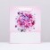 Laminated vertical "romantic bouquet", 21 x 25 x 8 cm