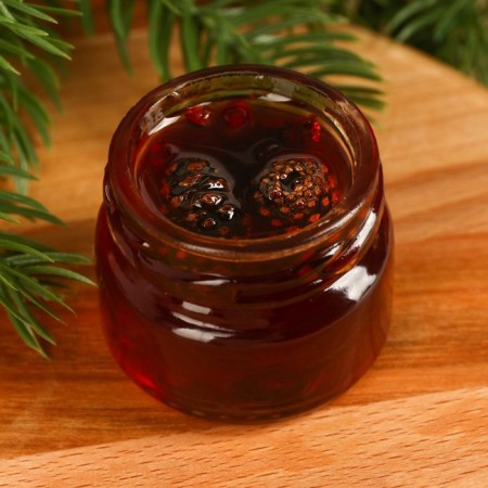 Jam from cones with lingonberries "New Year: Health", 30 g.-1