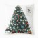New Year. Ethel Pill "Christmas tree with gifts", 40*40 cm, velor, 100% p/e